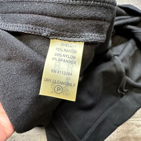 Calvin Klein Women’s Size 4 Sheath Dress Black Sleeveless with Slit Knee Length - Picture 2 of 10